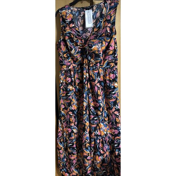 French Connection Women's Twist Front Sleeveless Dress Lined Top W/Pockets XXL - Picture 1 of 4